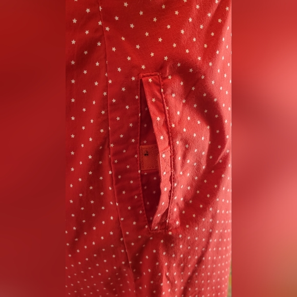 Tommy Hilfiger Red & White Polka Dot Strapless Summer Dress | Sz. L - Picture 4 of 5